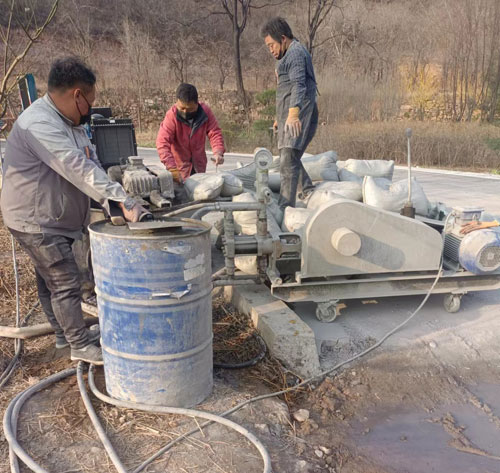 保定路面下沉注浆